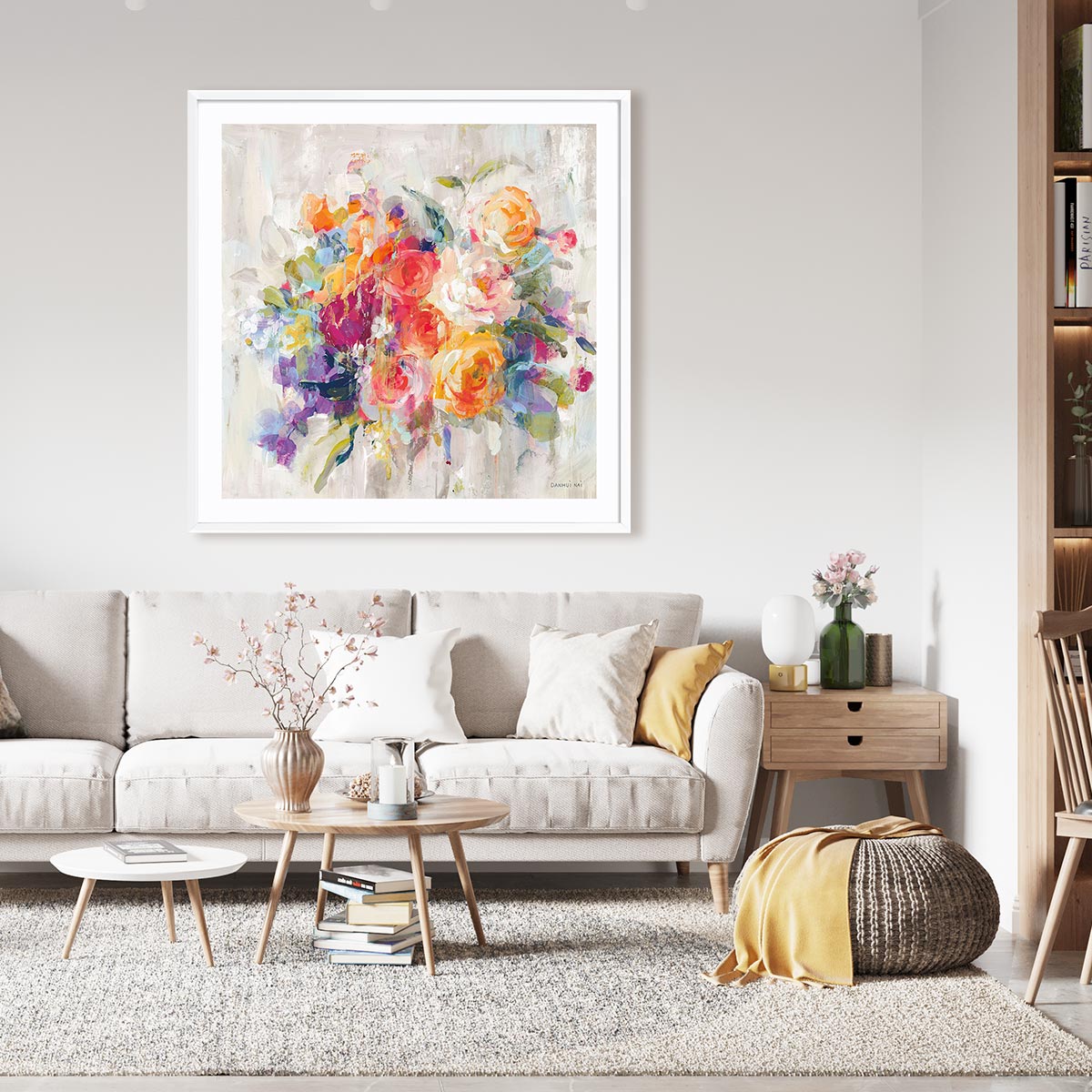 Sun Drenched Bouquet Autumn Wall Art
