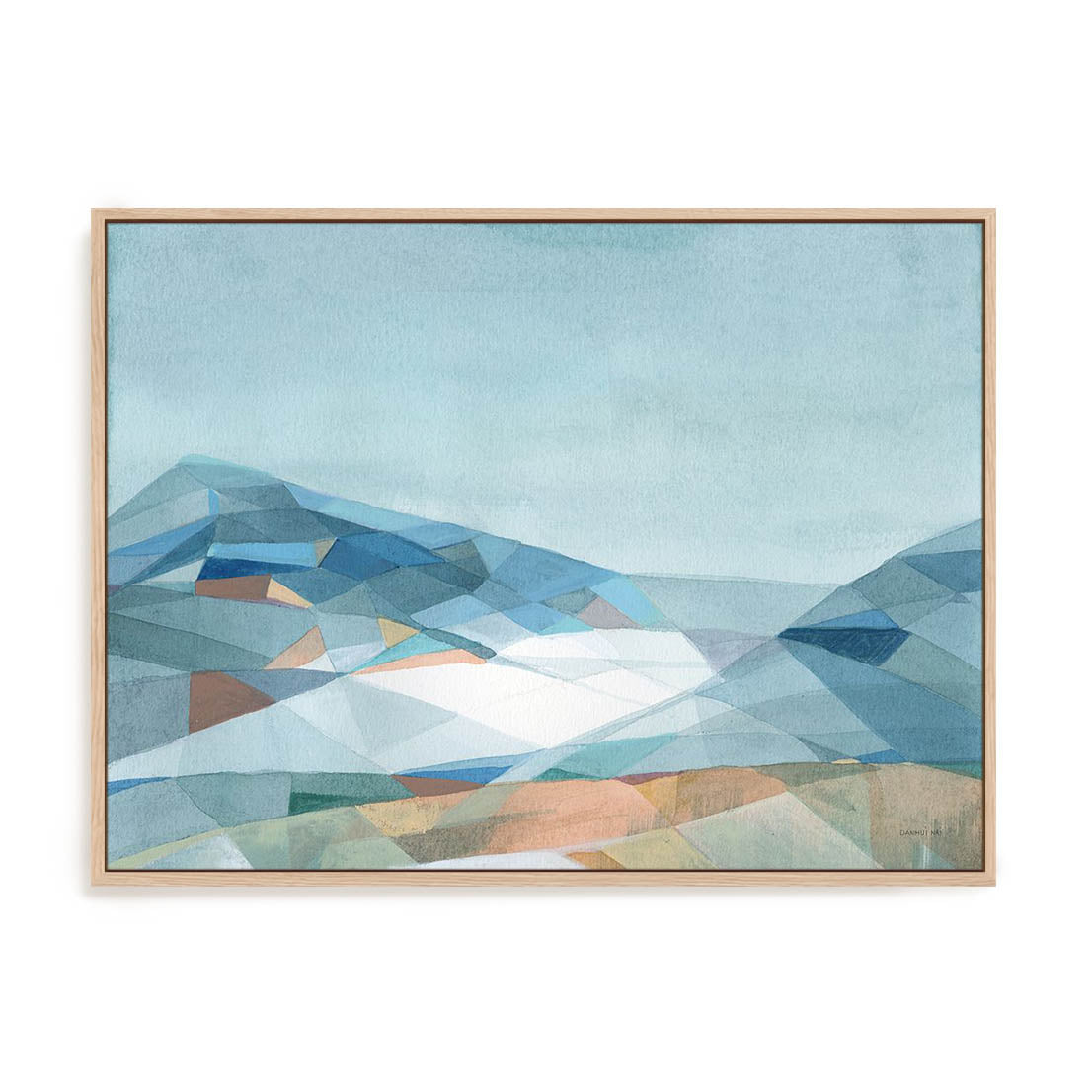 Geometric Mountain Wall Art