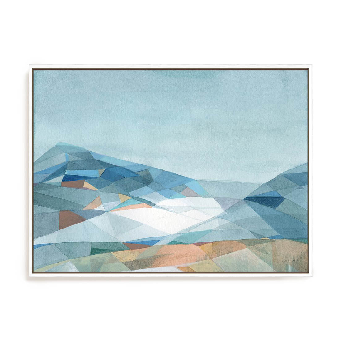 Geometric Mountain Wall Art