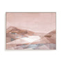 Warm Geometric Mountain v2 Wall Art