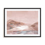 Warm Geometric Mountain v2 Wall Art