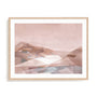Warm Geometric Mountain v2 Wall Art