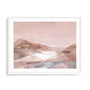 Warm Geometric Mountain v2 Wall Art