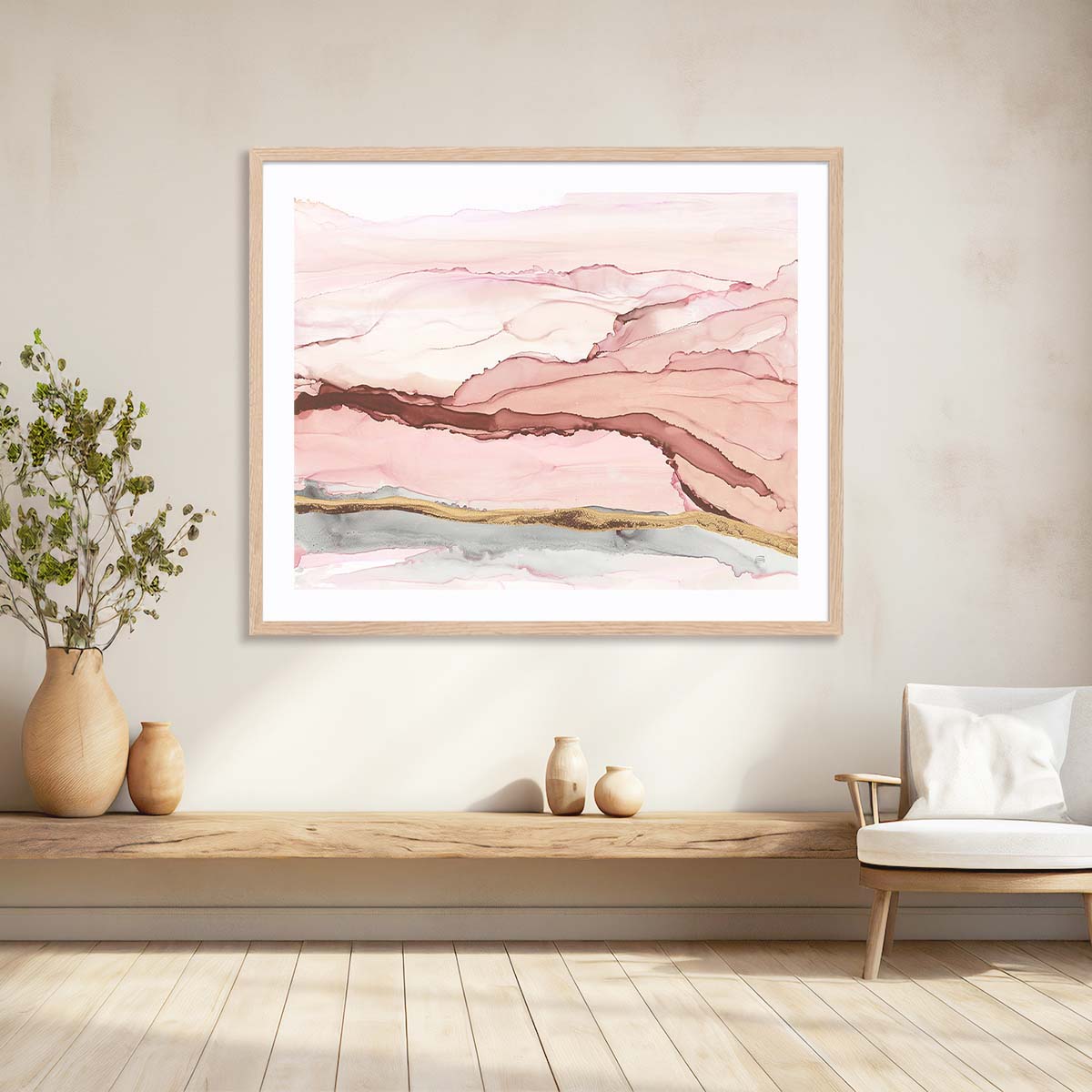 The Vineyard II Blush Wall Art