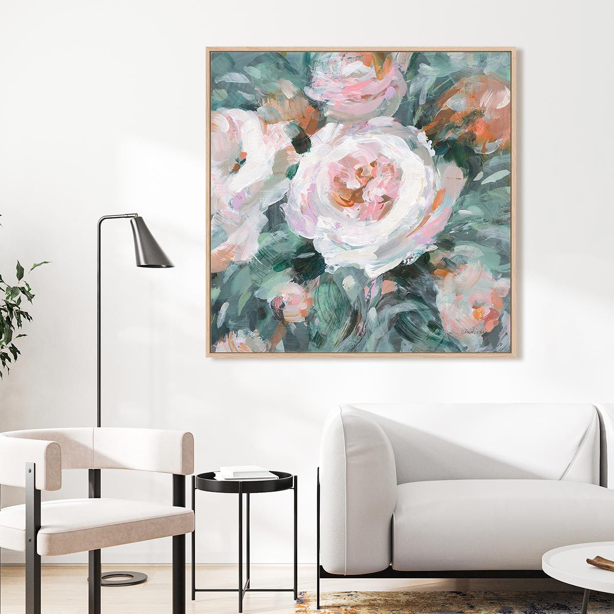 Glimpses of Roses III Wall Art