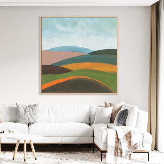 Layered Hills Wall Art