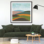 Layered Hills Wall Art