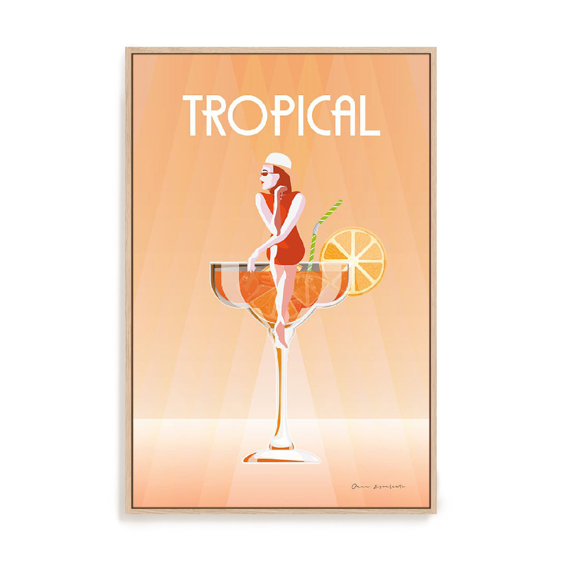 Tropical Drink Wall Art