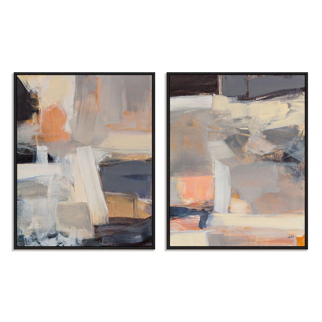 Beale Street Abstract I and II Wall Art