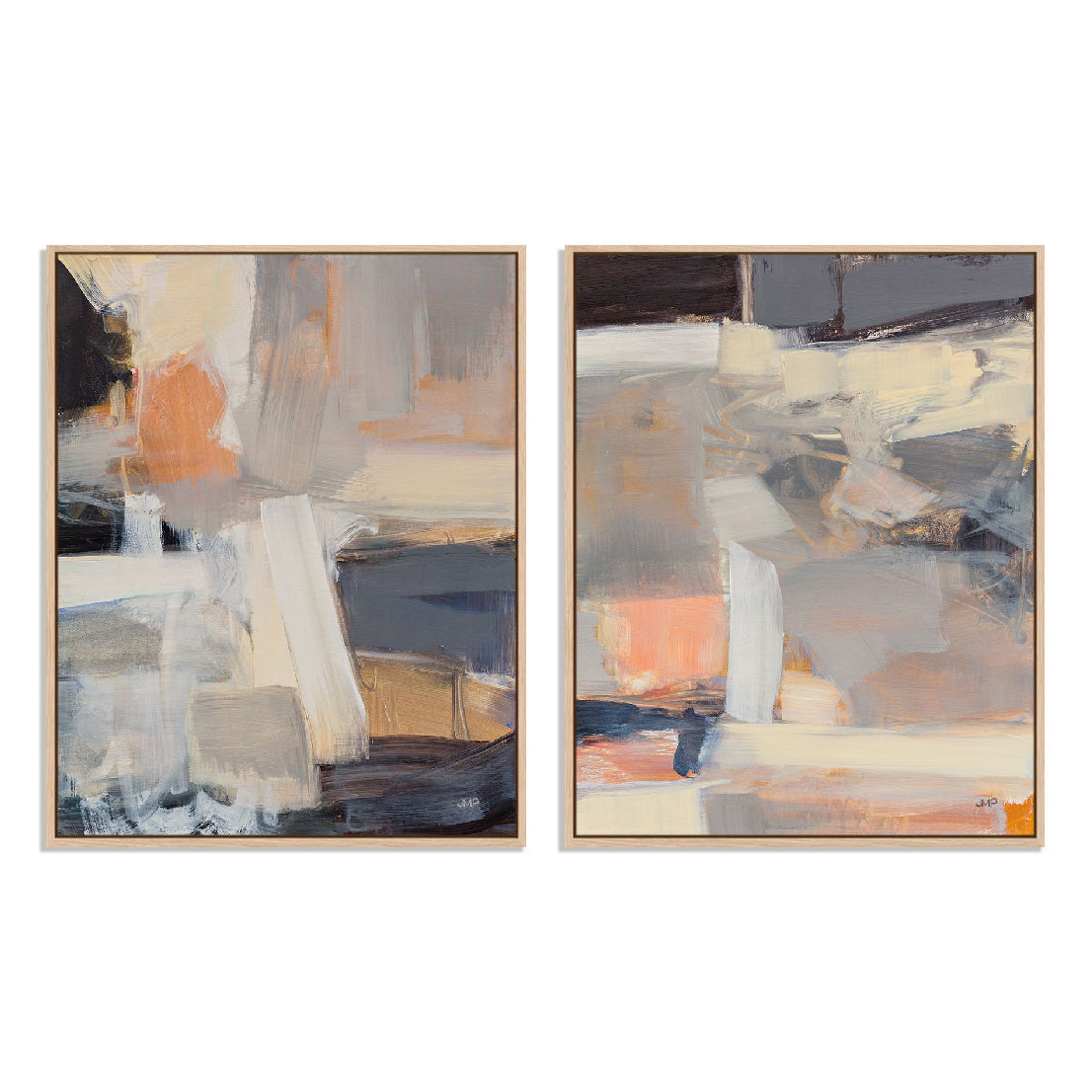 Beale Street Abstract I and II Wall Art