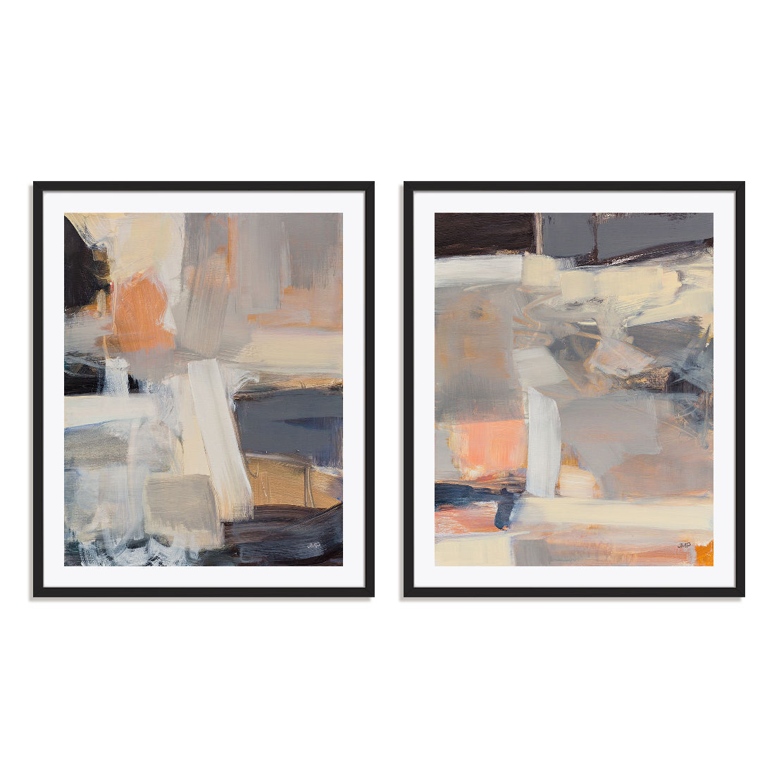 Beale Street Abstract I and II Wall Art
