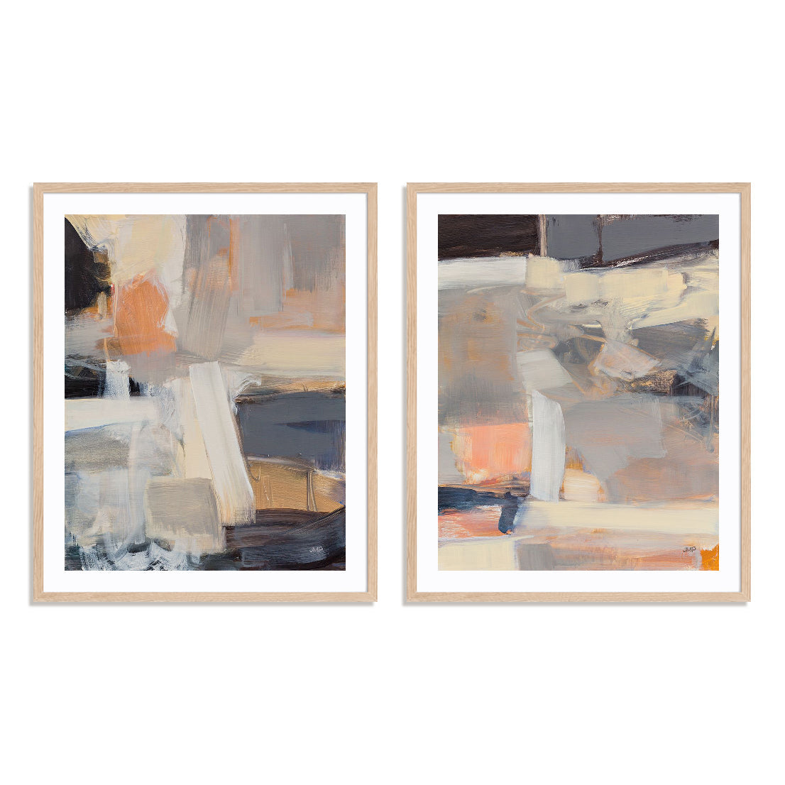 Beale Street Abstract I and II Wall Art