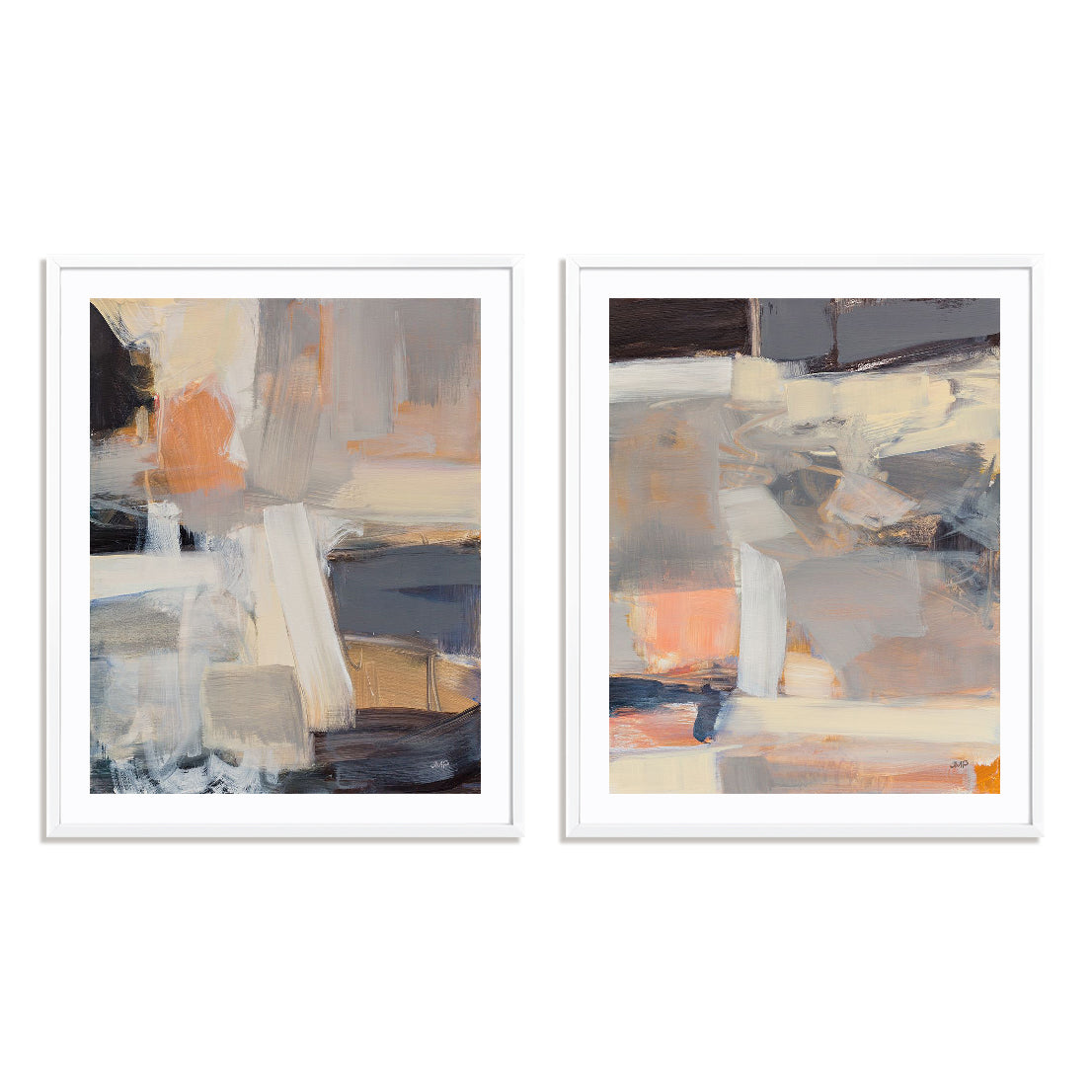Beale Street Abstract I and II Wall Art