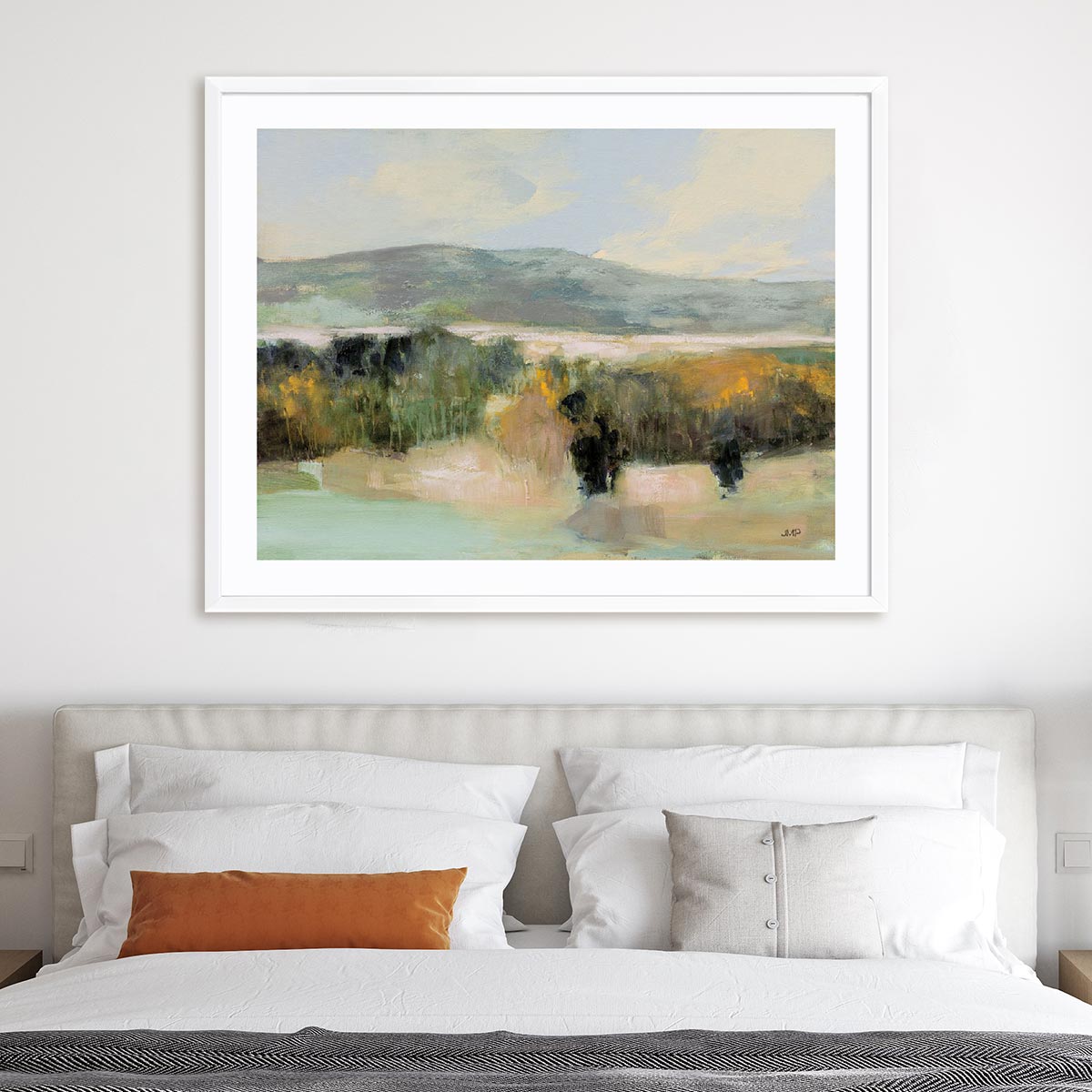 Distant Mountain Wall Art