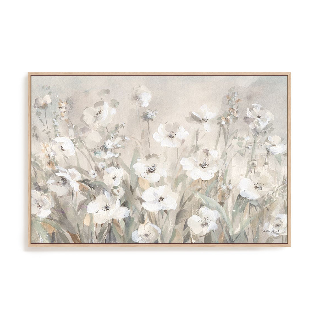 Shades of White Summer Wall Art