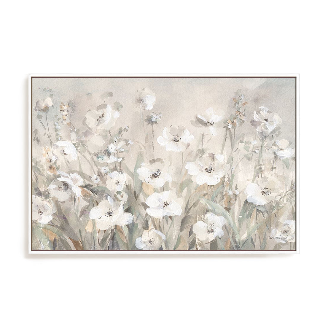 Shades of White Summer Wall Art