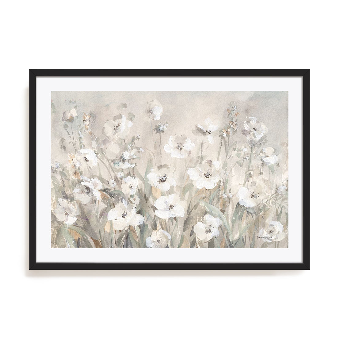 Shades of White Summer Wall Art