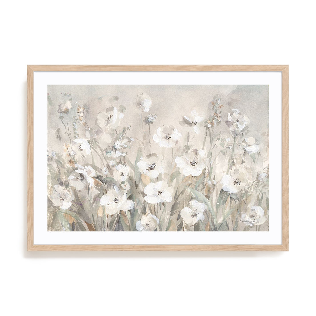 Shades of White Summer Wall Art