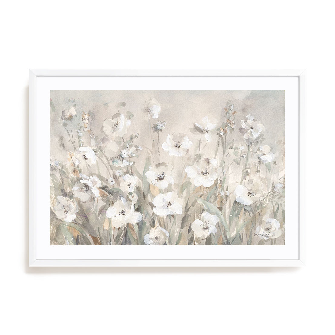 Shades of White Summer Wall Art