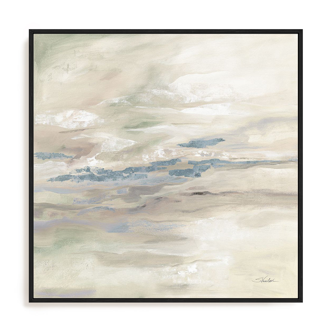 January Slopes Neutral Wall Art