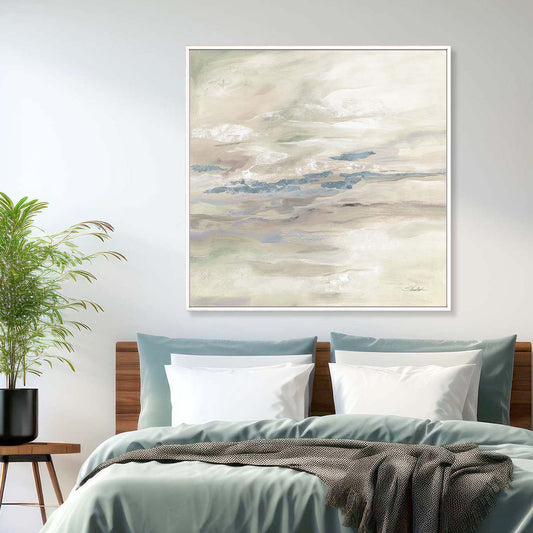 January Slopes Neutral Wall Art