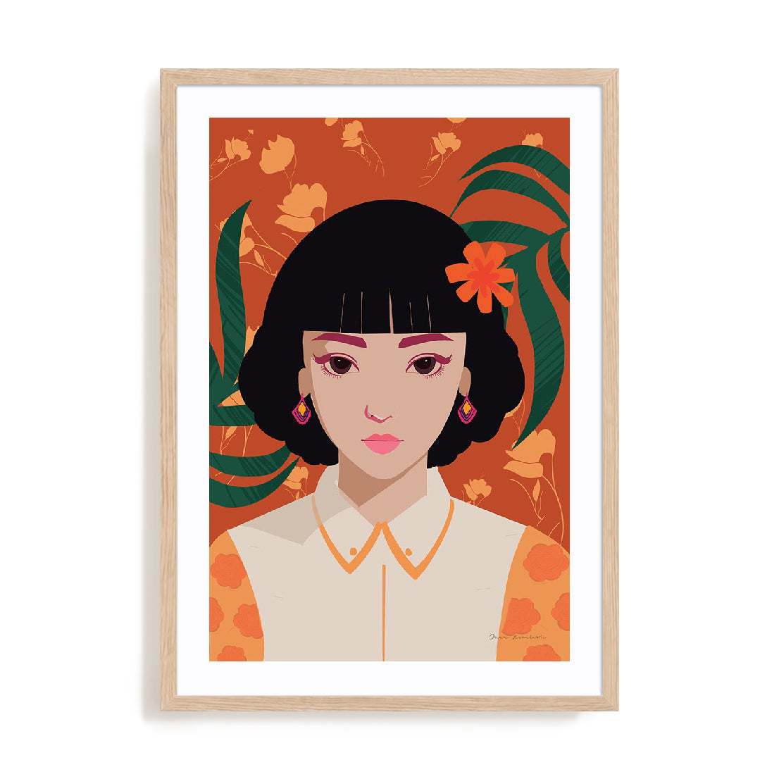 Boho Woman I Wall Art