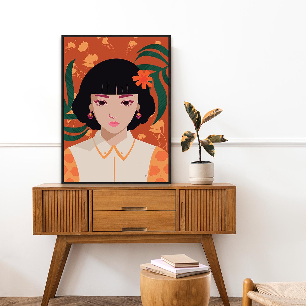Boho Woman I Wall Art