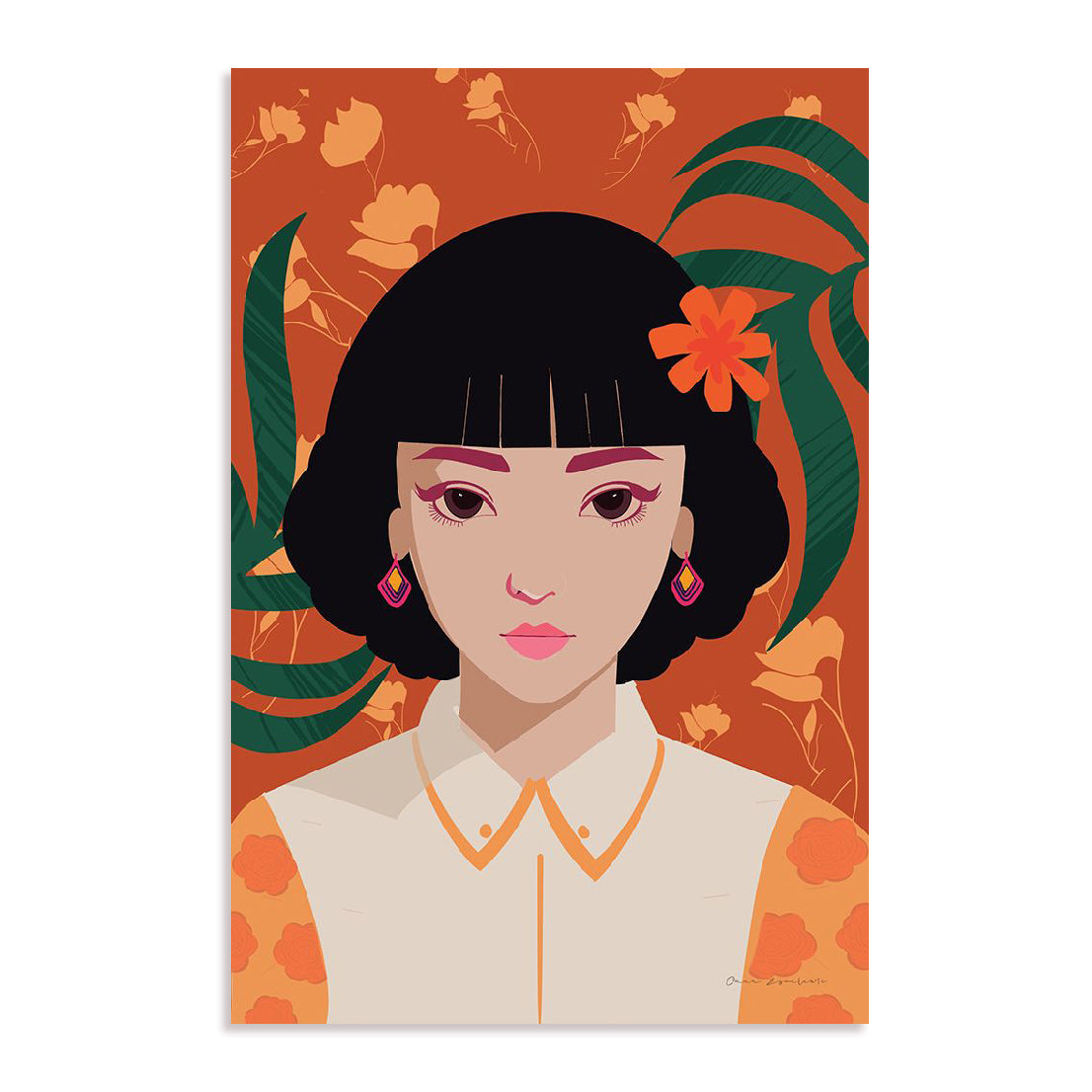Boho Woman I Wall Art