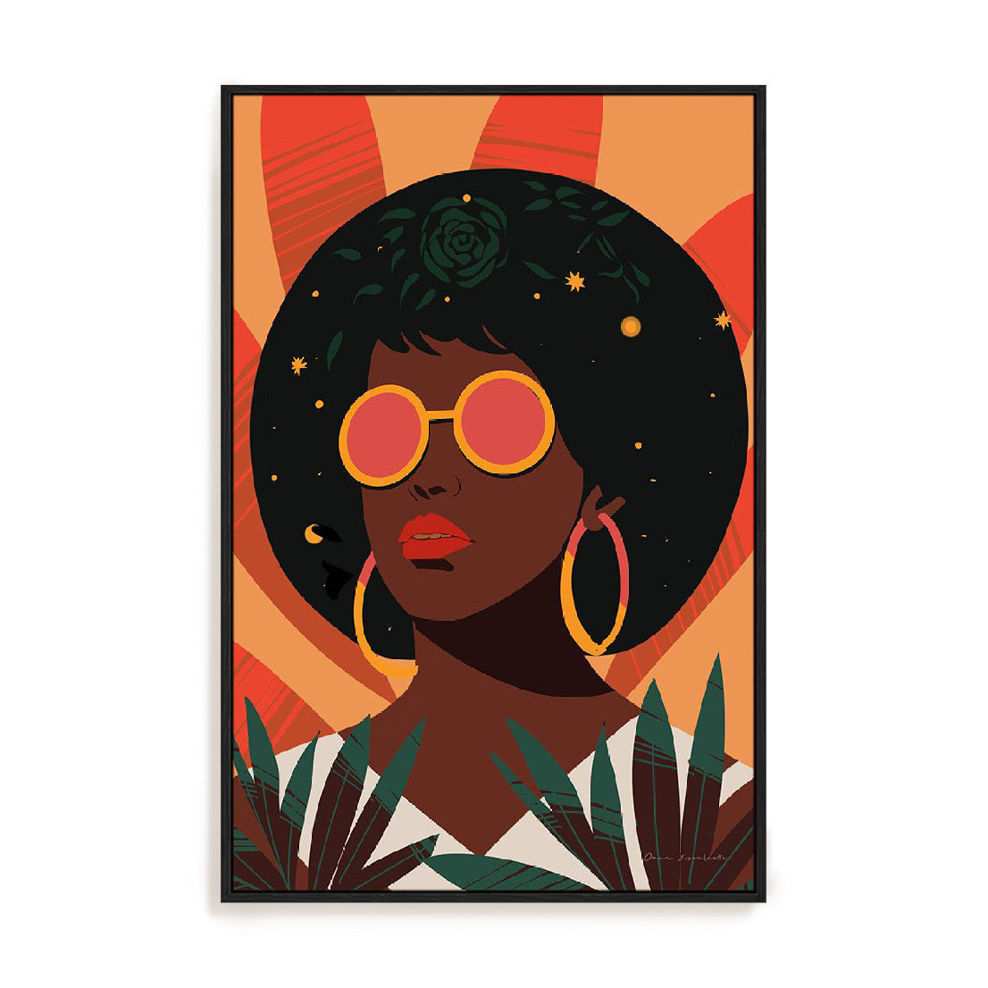 Boho Woman II Wall Art