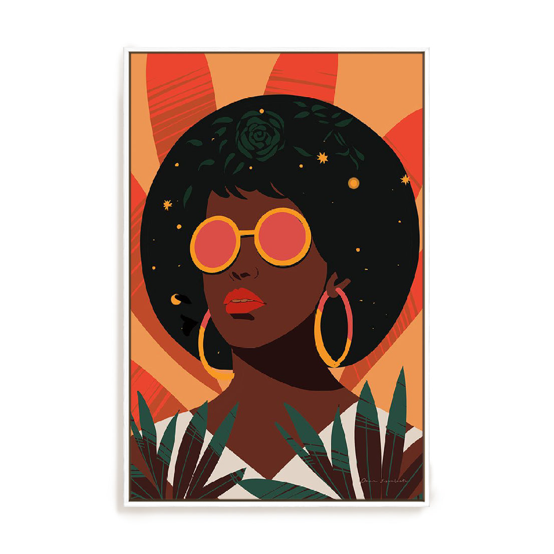 Boho Woman II Wall Art