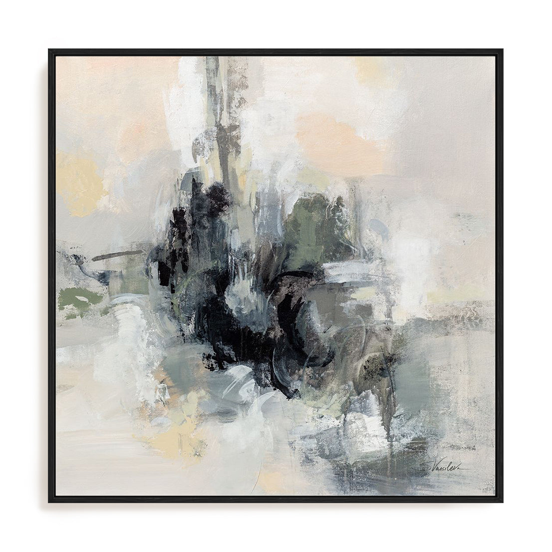 Driving Alone Art in Stretched Canvas, Framed Print Under Glass, and Gallery Wrapped Shadow Box Canvas