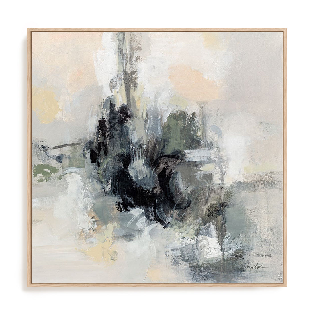 Driving Alone Art in Stretched Canvas, Framed Print Under Glass, and Gallery Wrapped Shadow Box Canvas