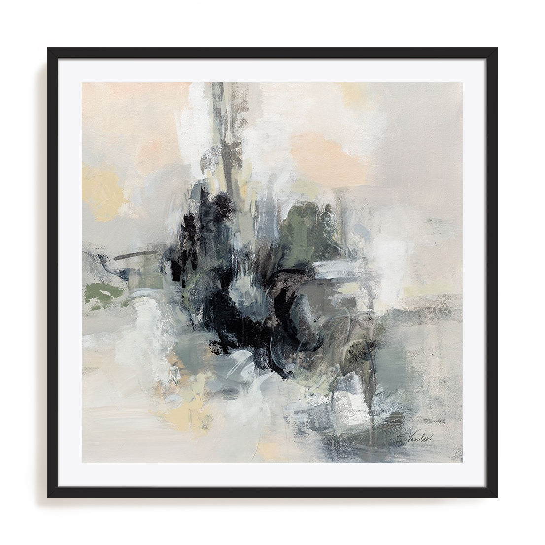 Driving Alone Art in Stretched Canvas, Framed Print Under Glass, and Gallery Wrapped Shadow Box Canvas