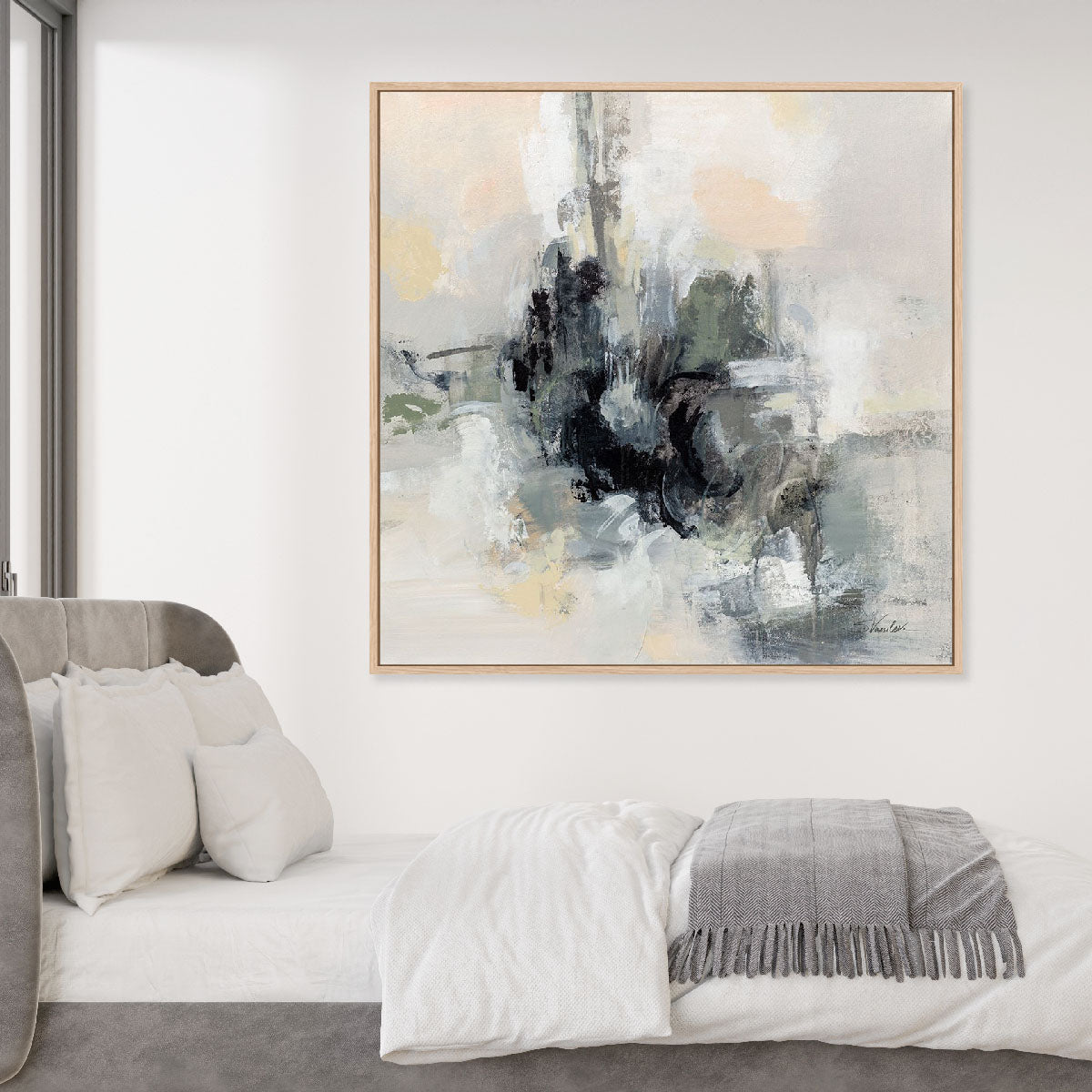 Driving Alone Art in Stretched Canvas, Framed Print Under Glass, and Gallery Wrapped Shadow Box Canvas