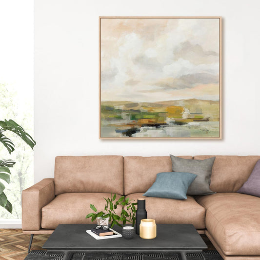Sage Serenity Framed Wall Art for Living Room, Bedroom, Hallways and Kitchen Spaces