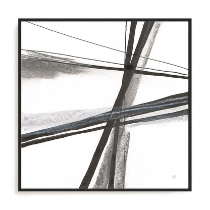 Ink and Pastel III Framed Wall Art for Living Room, Bedroom, Hallways and Kitchen Spaces