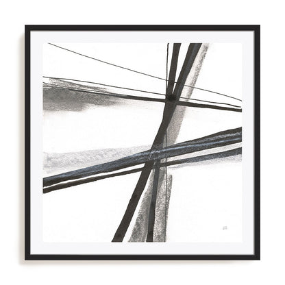 Ink and Pastel III Framed Wall Art for Living Room, Bedroom, Hallways and Kitchen Spaces