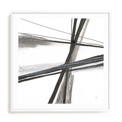 Ink and Pastel III Framed Wall Art for Living Room, Bedroom, Hallways and Kitchen Spaces