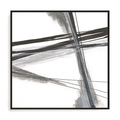 Ink and Pastel IV Framed Wall Art for Living Room, Bedroom, Hallways and Kitchen Spaces