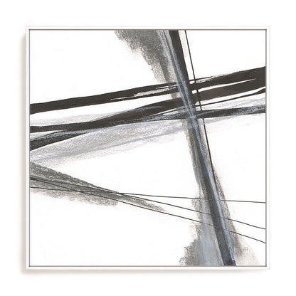 Ink and Pastel IV Framed Wall Art for Living Room, Bedroom, Hallways and Kitchen Spaces