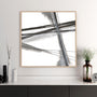 Ink and Pastel IV Framed Wall Art for Living Room, Bedroom, Hallways and Kitchen Spaces