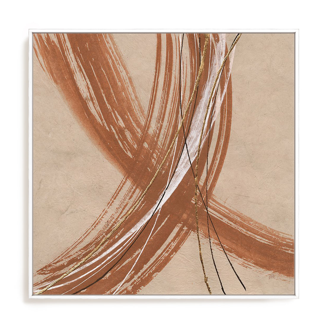 Gold in Opposition I Framed Wall Art for Living Room, Bedroom, Hallways and Kitchen Spaces