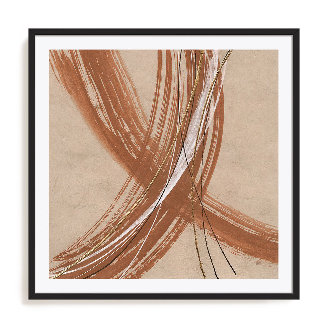 Gold in Opposition I Framed Wall Art for Living Room, Bedroom, Hallways and Kitchen Spaces