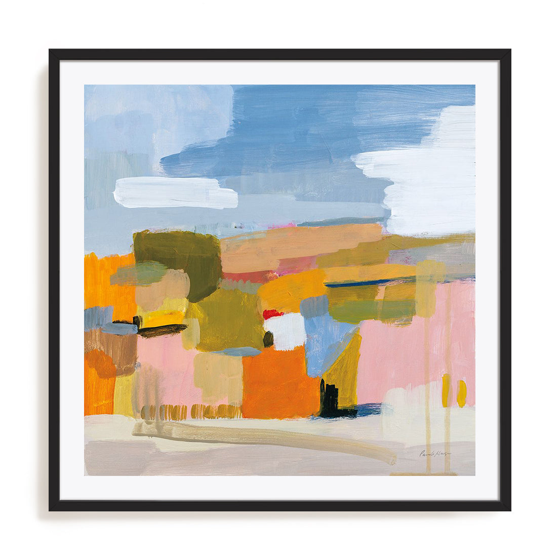 Bright Beginning Framed Wall Art for Living Room, Bedroom, Hallways and Kitchen Spaces