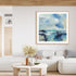 Coastal Blues I Framed Wall Art for Living Room, Bedroom, Hallways and Kitchen Spaces