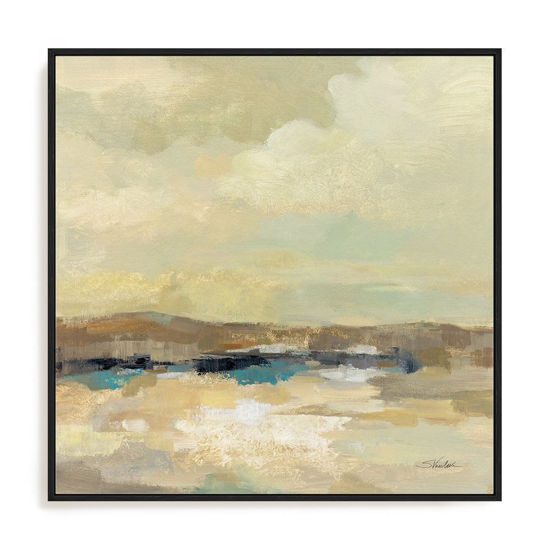 Warm Day Framed Wall Art for Living Room, Bedroom, Hallways and Kitchen Spaces