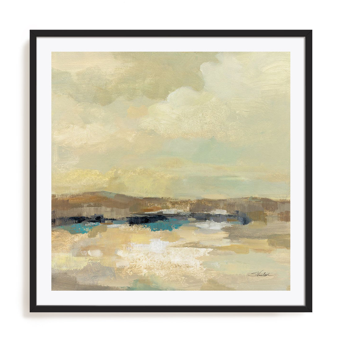 Warm Day Framed Wall Art for Living Room, Bedroom, Hallways and Kitchen Spaces