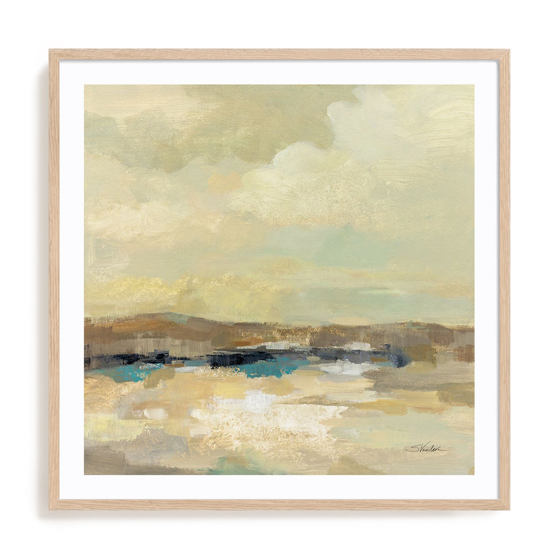 Warm Day Framed Wall Art for Living Room, Bedroom, Hallways and Kitchen Spaces