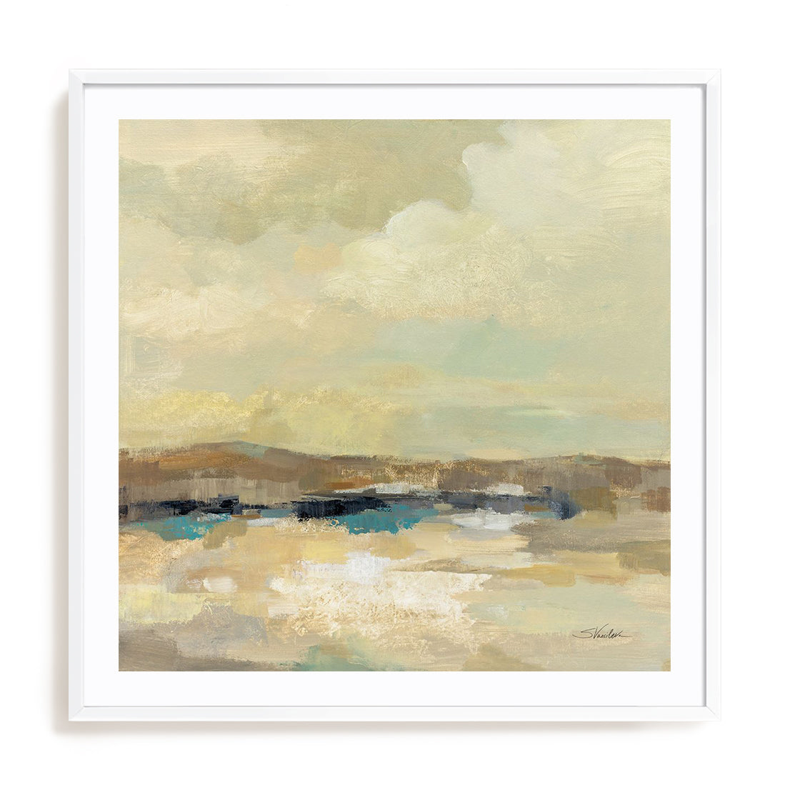 Warm Day Framed Wall Art for Living Room, Bedroom, Hallways and Kitchen Spaces