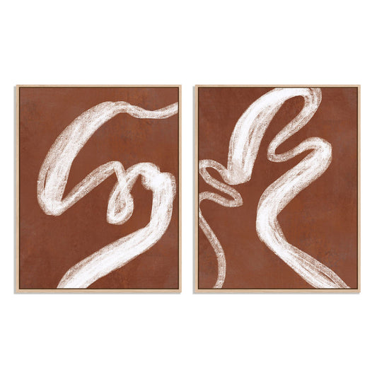 Phantom Thread I and II Wall Art